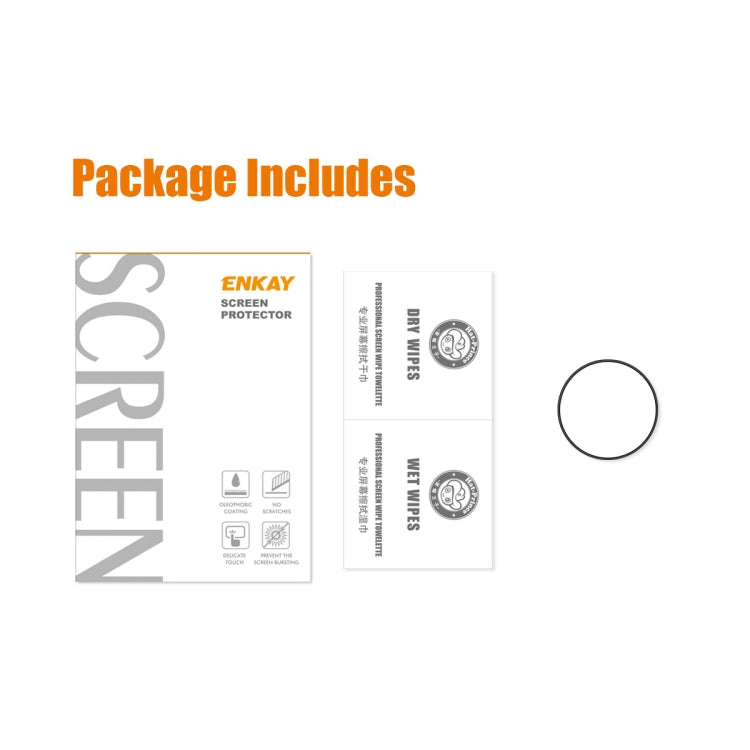 1 PC For Huawei Watch GT 3 Pro 43mm ENKAY 3D Full Coverage Soft PC Edge + PMMA HD Screen Watch Film - Screen Protector by ENKAY | Online Shopping UK | buy2fix