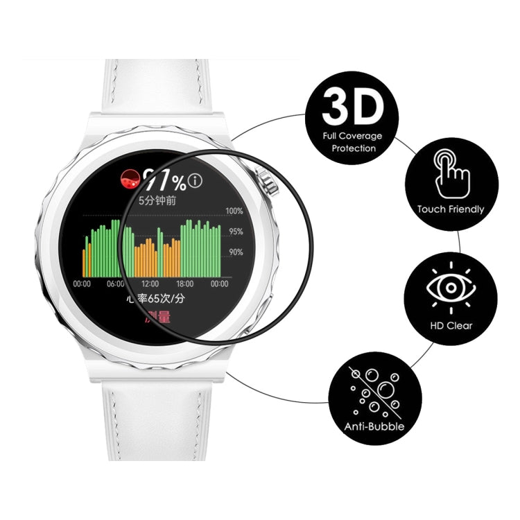 1 PC For Huawei Watch GT 3 Pro 43mm ENKAY 3D Full Coverage Soft PC Edge + PMMA HD Screen Watch Film - Screen Protector by ENKAY | Online Shopping UK | buy2fix