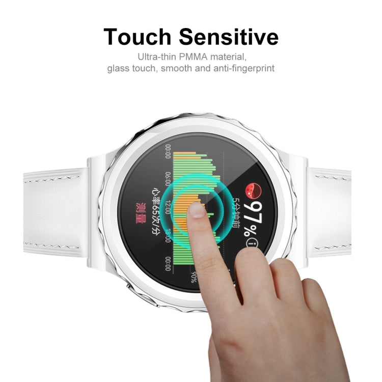1 PC For Huawei Watch GT 3 Pro 43mm ENKAY 3D Full Coverage Soft PC Edge + PMMA HD Screen Watch Film - Screen Protector by ENKAY | Online Shopping UK | buy2fix
