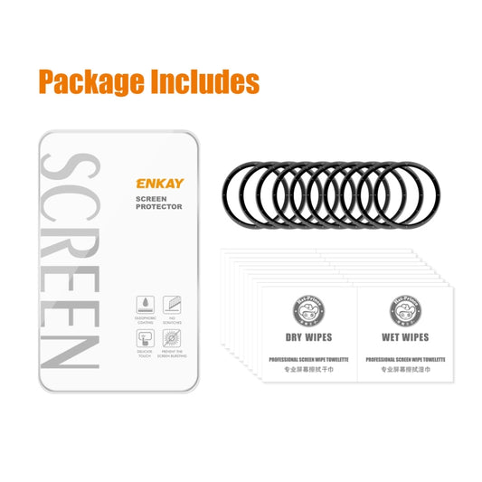 10 PCS For Huawei Watch GT 3 Pro 46mm ENKAY 3D Full Coverage Soft PC Edge + PMMA HD Screen Watch Film by ENKAY