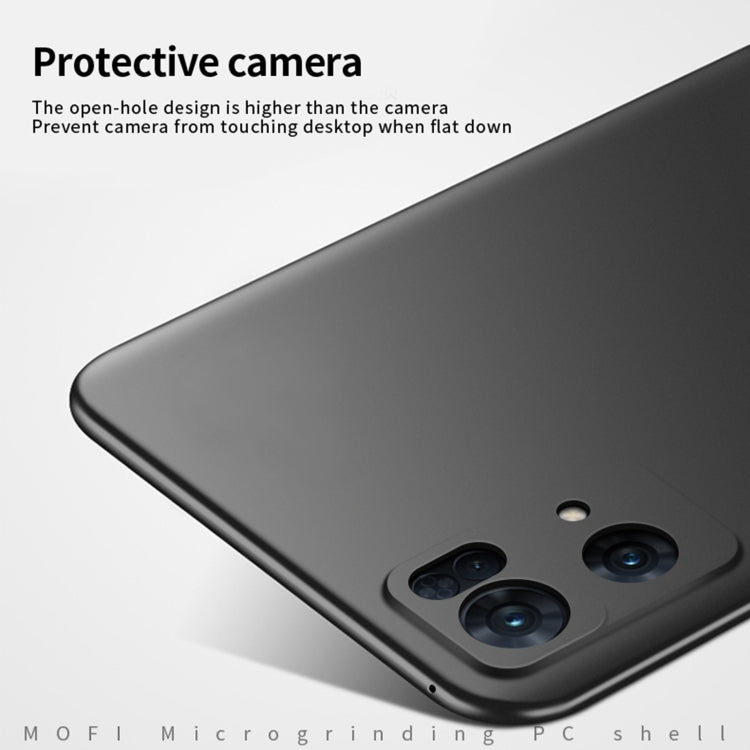 For OPPO Reno7 Pro MOFI Frosted PC Ultra-thin Hard Case(Blue) - OPPO Cases by MOFI | Online Shopping UK | buy2fix
