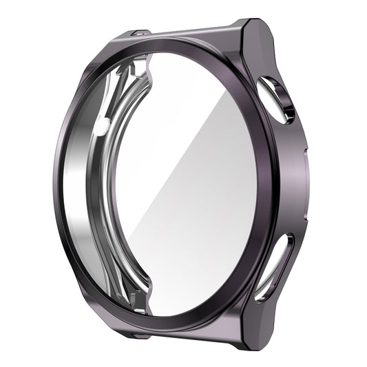 For Huawei Watch GT 3 Pro 46mm ENKAY Full Coverage Electroplated Soft TPU Case with Screen Protection(Grey) by ENKAY