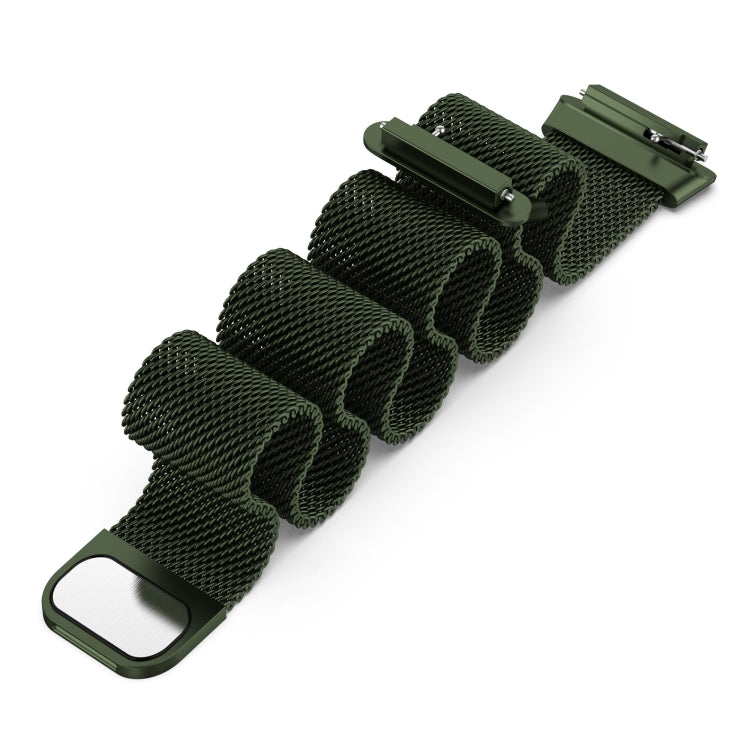 For Huawei Band 7 Milan Magnetic Watch Band(Green) - Watch Bands by buy2fix | Online Shopping UK | buy2fix