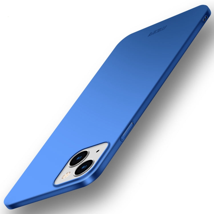 For iPhone 14 MOFI Frosted PC Ultra-thin Hard Case (Blue) - iPhone 14 Cases by MOFI | Online Shopping UK | buy2fix