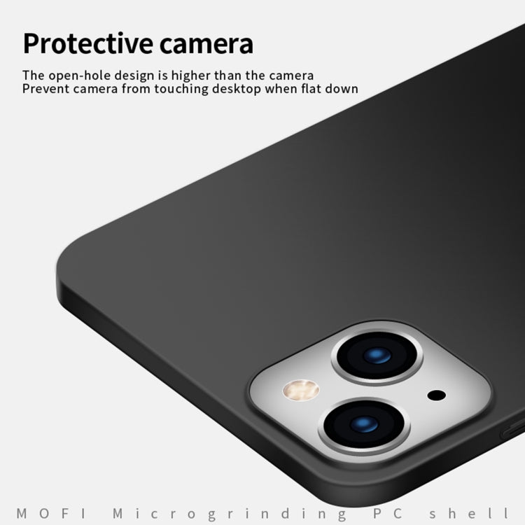 For iPhone 14 MOFI Frosted PC Ultra-thin Hard Case (Blue) - iPhone 14 Cases by MOFI | Online Shopping UK | buy2fix