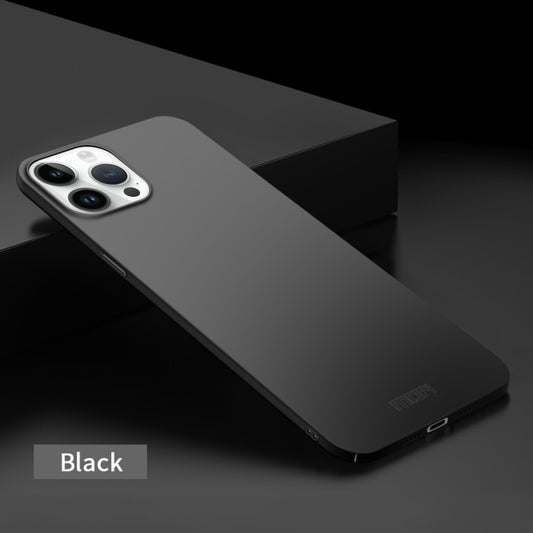 For iPhone 14 Pro Max MOFI Frosted PC Ultra-thin Hard Case (Black) by MOFI