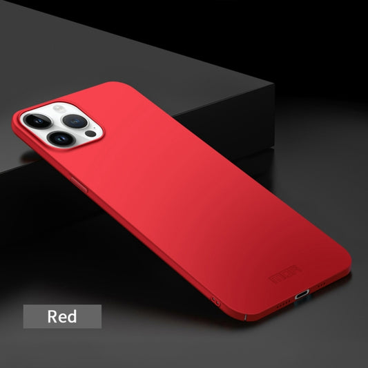 For iPhone 14 Pro Max MOFI Frosted PC Ultra-thin Hard Case (Red) by MOFI