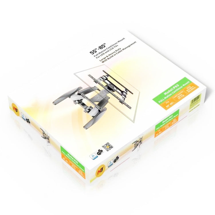 NORTH BAYOU NB P65 All-moving Cantilever Mount Swivel TV Wall Bracket for 55-85 inch LED / LCD by buy2fix