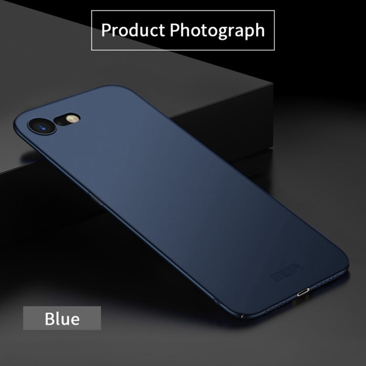 For iPhone SE 2022 / 2020 MOFI Frosted PC Ultra-thin Hard Case(Blue) - iPhone SE 2022 / 2020 / 8 / 7 Cases by MOFI | Online Shopping UK | buy2fix