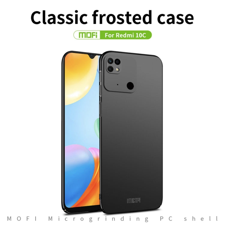 For Xiaomi Redmi 10C / Redmi 10 Power MOFI Frosted PC Ultra-thin Hard Case(Red) - Xiaomi Cases by MOFI | Online Shopping UK | buy2fix