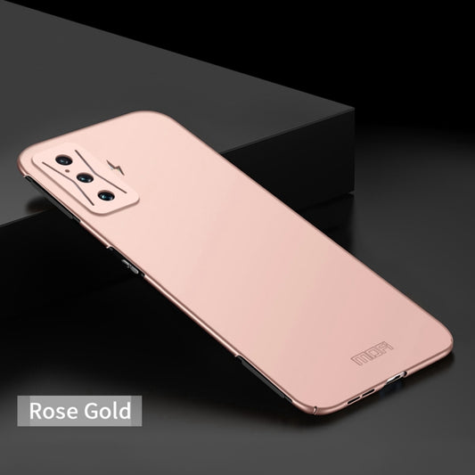 For Xiaomi Redmi K50 Gaming MOFI Frosted PC Ultra-thin Hard Case(Rose Gold) by MOFI