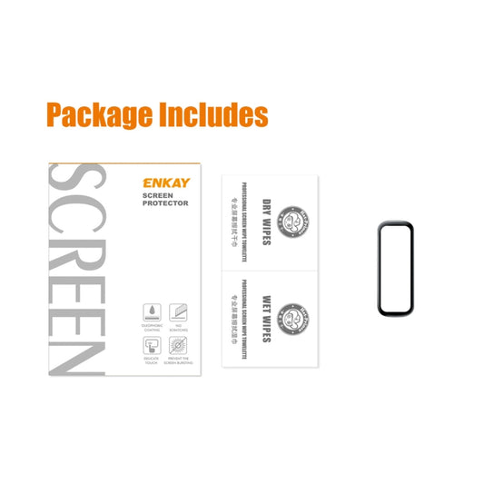 1 PC For Samsung Galaxy Fit 2 ENKAY Hat-Prince 3D Full Coverage Soft PC Edge + PMMA HD Screen Protector Film by ENKAY