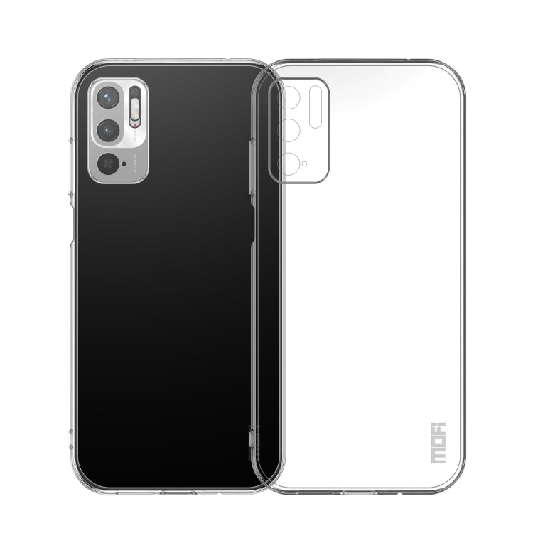 For Xiaomi Redmi Note 11T SE / Note 10 5G MOFI Ming Series Ultra-thin TPU Phone Case(Transparent) - Xiaomi Cases by MOFI | Online Shopping UK | buy2fix