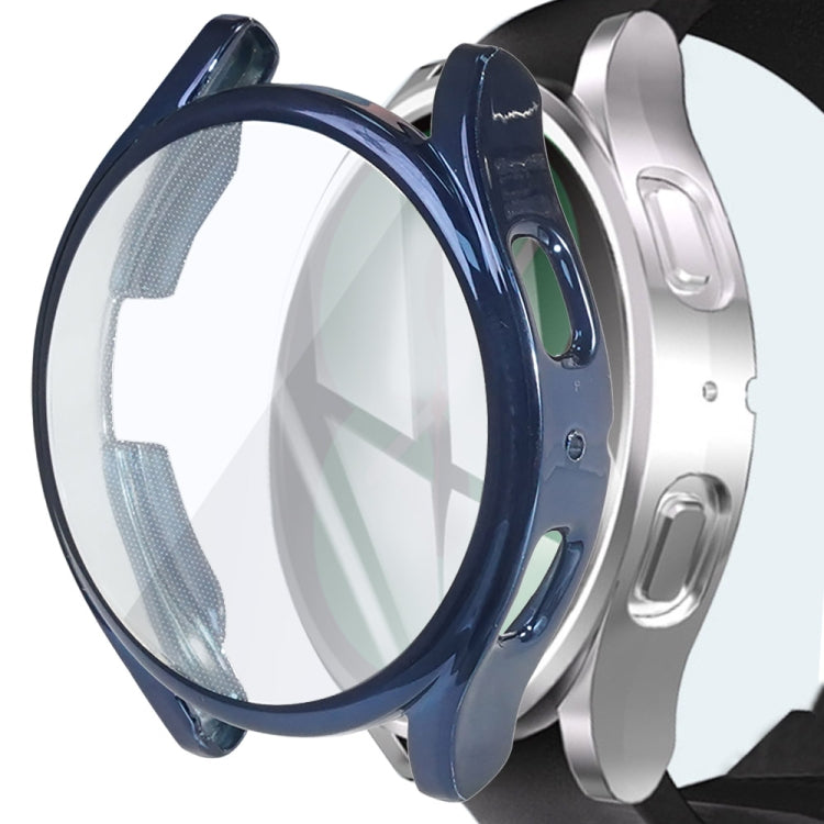 For Samsung Galaxy Watch 5 40mm Shockproof TPU Protective Watch Case (Blue) - Watch Cases by buy2fix | Online Shopping UK | buy2fix
