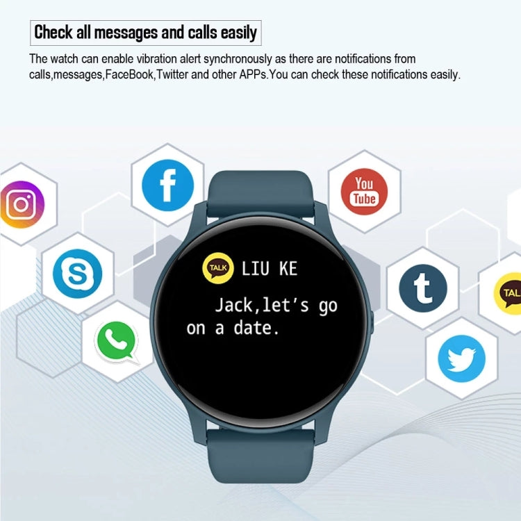 S32 1.3 inch Color Screen Smart Watch,Support Heart Rate Monitoring / Blood Pressure Monitoring(Blue) - Smart Wristbands by buy2fix | Online Shopping UK | buy2fix