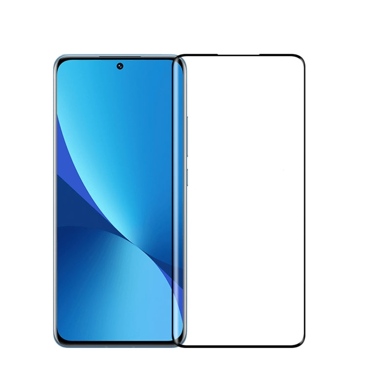 For Xiaomi 12S Pro / 12S Ultra MOFI 9H 3D Hot Bending Tempered Glass Film(Black) - by MOFI | Online Shopping UK | buy2fix