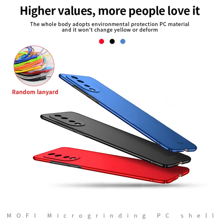 For Honor 70 Pro MOFI Frosted PC Ultra-thin Hard Case(Black) - Honor Cases by MOFI | Online Shopping UK | buy2fix