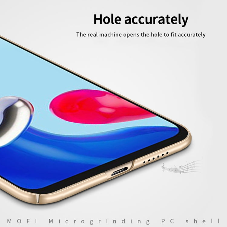 For Xiaomi Redmi Note 11E Pro MOFI Frosted PC Ultra-thin Hard Case(Gold) - Xiaomi Cases by MOFI | Online Shopping UK | buy2fix