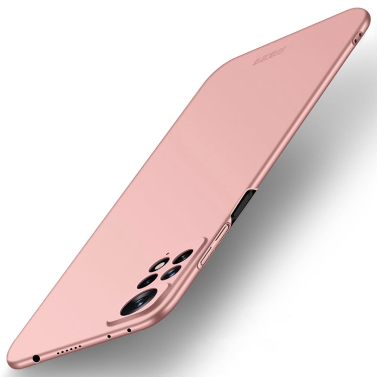 For Xiaomi Redmi Note 11E Pro MOFI Frosted PC Ultra-thin Hard Case(Rose Gold) - Xiaomi Cases by MOFI | Online Shopping UK | buy2fix