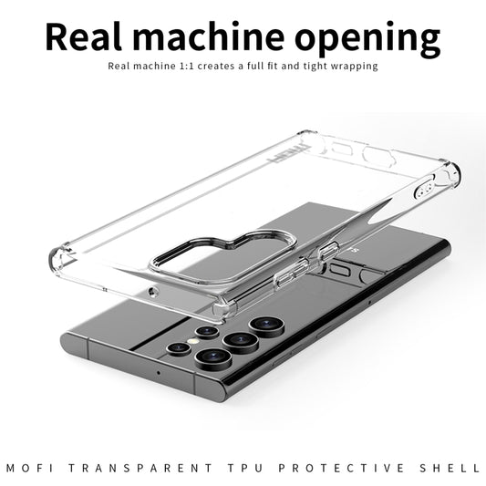For Samsung Galaxy S22 Ultra 5G MOFI Ming Series Ultra-thin TPU Phone Case(Transparent) by MOFI