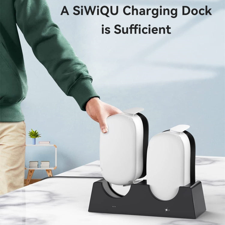 For Oculus Quest 2 VR Charging Stand VR Accessories Host Storage Bracket Double Charging Stand - VR Accessories by buy2fix | Online Shopping UK | buy2fix