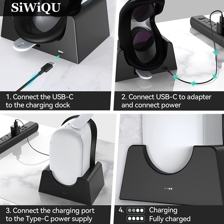 For Oculus Quest 2 VR Charging Stand VR Accessories Host Storage Bracket Charging Stand - VR Accessories by buy2fix | Online Shopping UK | buy2fix