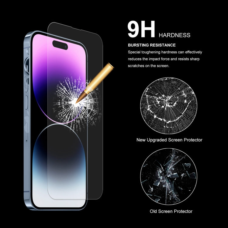 For iPhone 14 Pro ENKAY 0.26mm 9H 2.5D Tempered Glass Film - iPhone 14 Pro Tempered Glass by ENKAY | Online Shopping UK | buy2fix