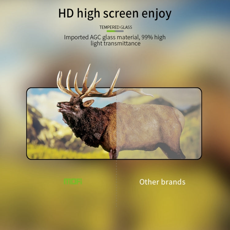 For Samsung Galaxy Z Fold4 MOFI 9H 2.5D Full Screen Tempered Glass Film(Black) - Galaxy Tempered Glass by MOFI | Online Shopping UK | buy2fix