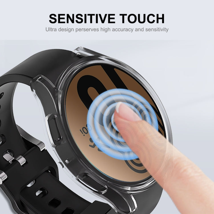For Samsung Galaxy Watch5 44mm ENKAY Hat-Prince Full Coverage Electroplated Soft TPU Case(Pink) - Watch Cases by ENKAY | Online Shopping UK | buy2fix