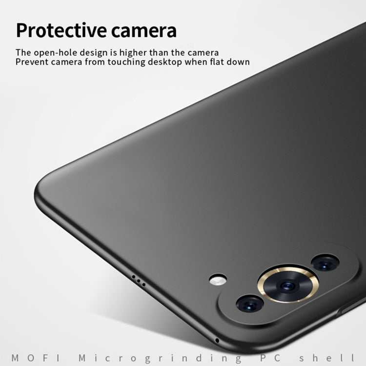For Huawei Nova 10 Pro MOFI Frosted PC Ultra-thin Hard Case(Black) - Huawei Cases by MOFI | Online Shopping UK | buy2fix
