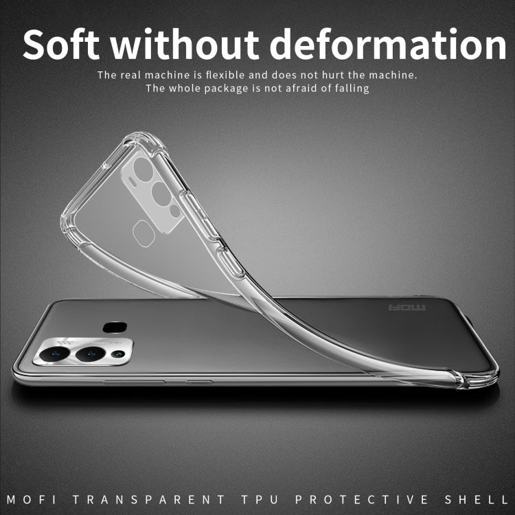 For Infinix Hot 12i MOFI Ming Series Ultra-thin TPU Phone Case(Transparent) - Infinix Cases by MOFI | Online Shopping UK | buy2fix
