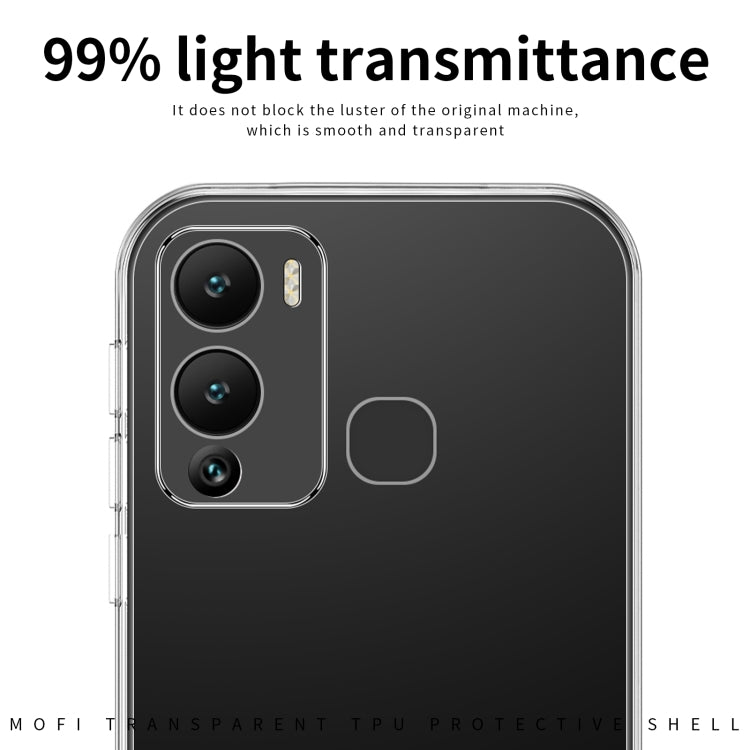 For Infinix Hot 12i MOFI Ming Series Ultra-thin TPU Phone Case(Transparent) - Infinix Cases by MOFI | Online Shopping UK | buy2fix