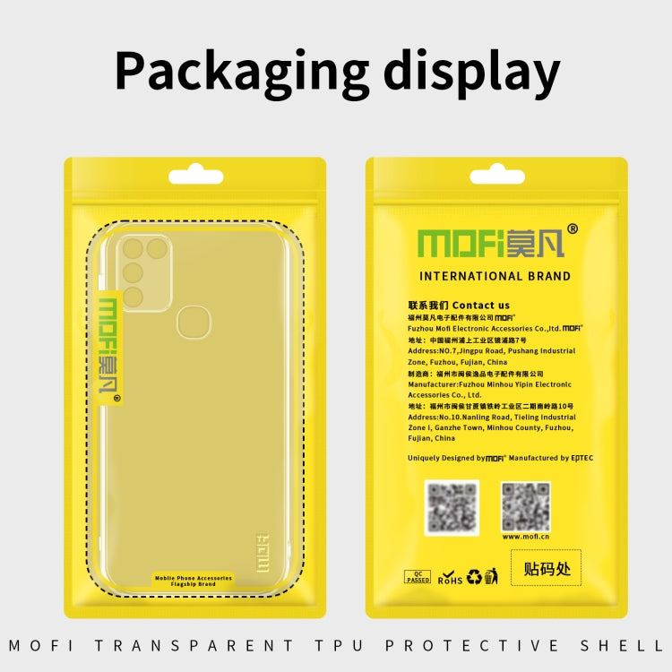 For Infinix Hot 12i MOFI Ming Series Ultra-thin TPU Phone Case(Transparent) - Infinix Cases by MOFI | Online Shopping UK | buy2fix