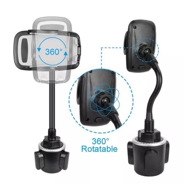 A64+X905 Universal 360 Degree Car Phone Mount Adjustable Gooseneck Cup Holder Stand - Universal Car Holders by buy2fix | Online Shopping UK | buy2fix