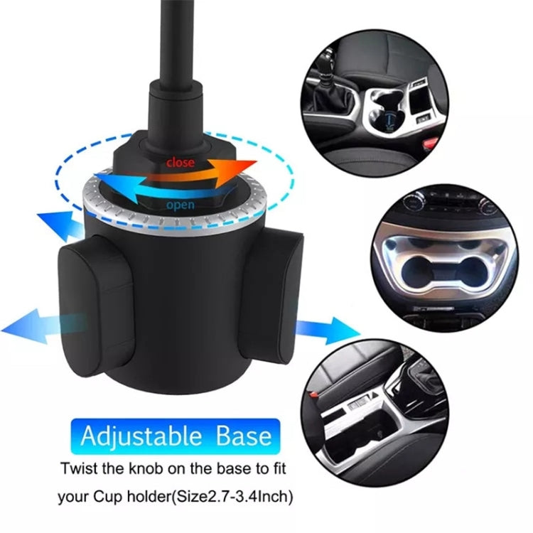 A64+X905 Universal 360 Degree Car Phone Mount Adjustable Gooseneck Cup Holder Stand - Universal Car Holders by buy2fix | Online Shopping UK | buy2fix