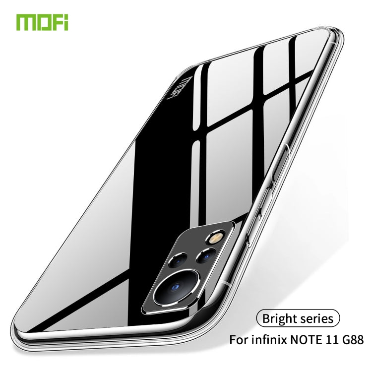 For Infinix Note 11G88 / 12G88 MOFI Ming Series Ultra-thin TPU Phone Case(Transparent) - Infinix Cases by MOFI | Online Shopping UK | buy2fix