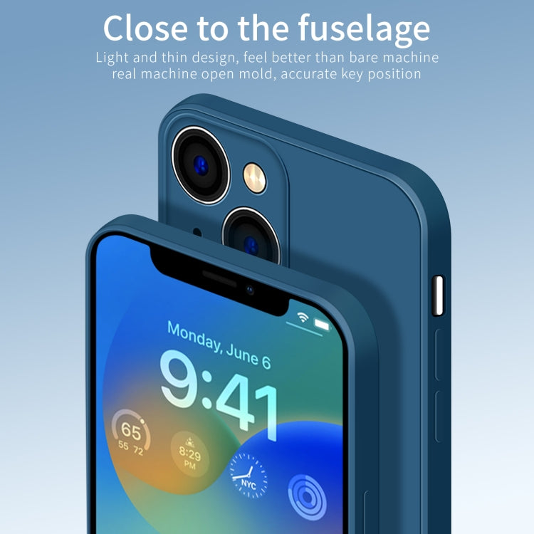 For iPhone 14 Plus PINWUYO Sense Series Liquid Silicone TPU Phone Case (Black) - iPhone 14 Plus Cases by PINWUYO | Online Shopping UK | buy2fix