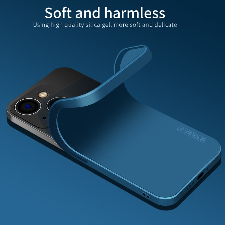 For iPhone 14 Plus PINWUYO Sense Series Liquid Silicone TPU Phone Case (Black) - iPhone 14 Plus Cases by PINWUYO | Online Shopping UK | buy2fix