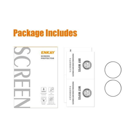 2 PCS For Samsung Galaxy Watch5 Pro 45mm ENKAY 3D Full Coverage HD Screen Protector Film by ENKAY