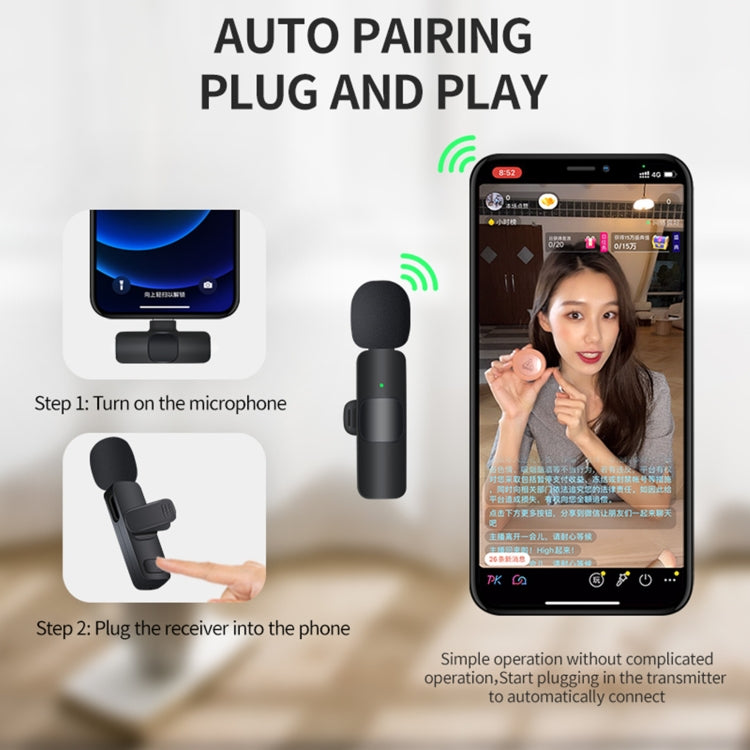 K9 Wireless Microphone Outdoor Interview Short Video Sound Receiver - Microphone by buy2fix | Online Shopping UK | buy2fix