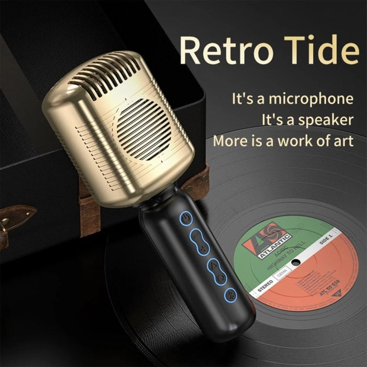 KM600 Wireless Microphone TWS Handheld Noise Reduction Smart Bluetooth-compatible Condenser Mic Music Player for Singing(Sliver) - Microphone by buy2fix | Online Shopping UK | buy2fix