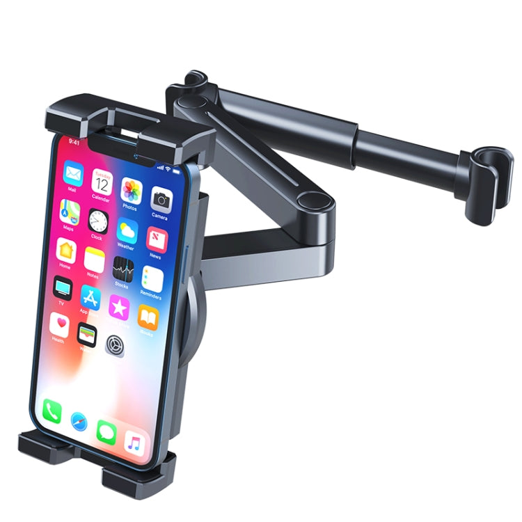 A081+X159 Car Backseat Headrest Tablet Bracket Long Arm Collapsible Mount - Universal Car Holders by buy2fix | Online Shopping UK | buy2fix