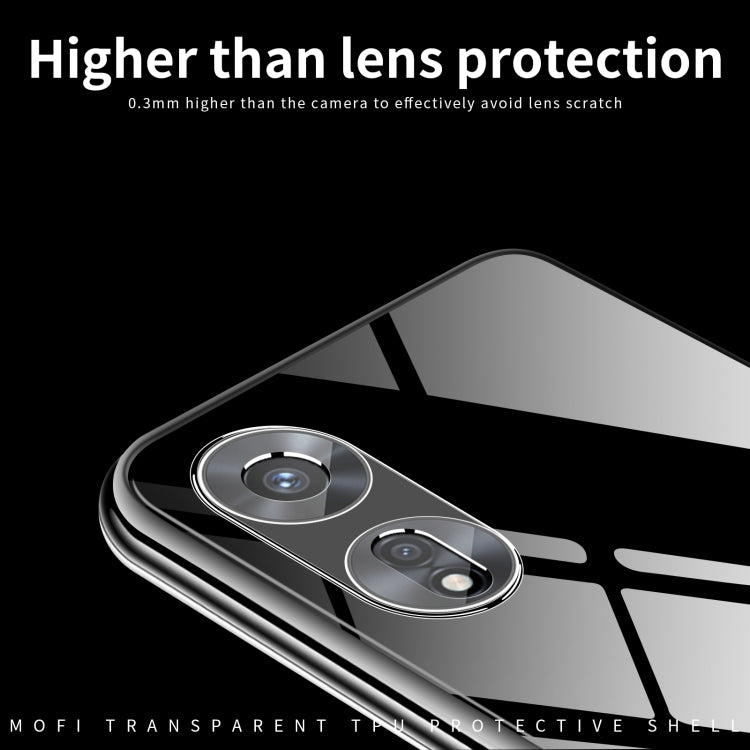 For OPPO A97 5G MOFI Ming Series Ultra-thin TPU Phone Case(Transparent) - OPPO Cases by MOFI | Online Shopping UK | buy2fix