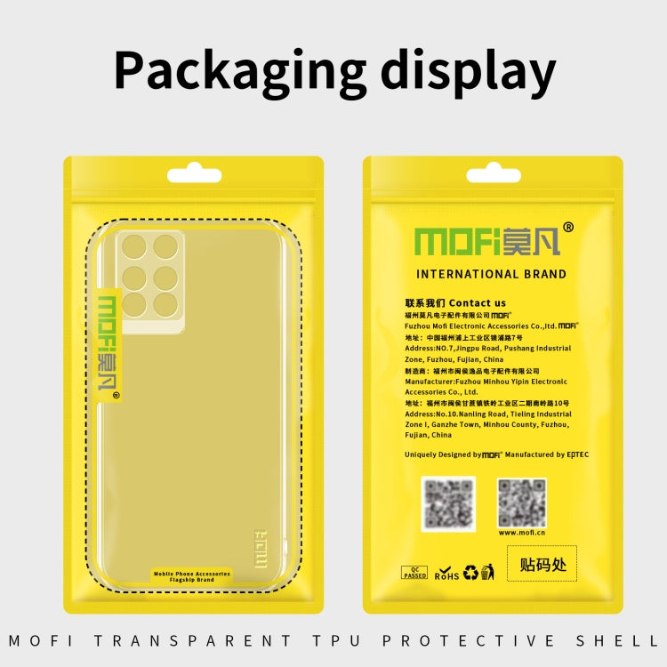 For vivo T2X MOFI Ming Series Ultra-thin TPU Phone Case(Transparent) - vivo Cases by MOFI | Online Shopping UK | buy2fix