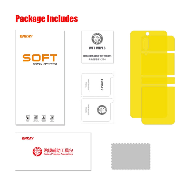 For Samsung Galaxy Z Flip4 ENKAY Full Glue Explosion-proof Hydrogel Film by ENKAY