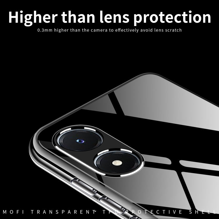 For vivo Y02s MOFI Ming Series Ultra-thin TPU Phone Case(Transparent) - vivo Cases by MOFI | Online Shopping UK | buy2fix