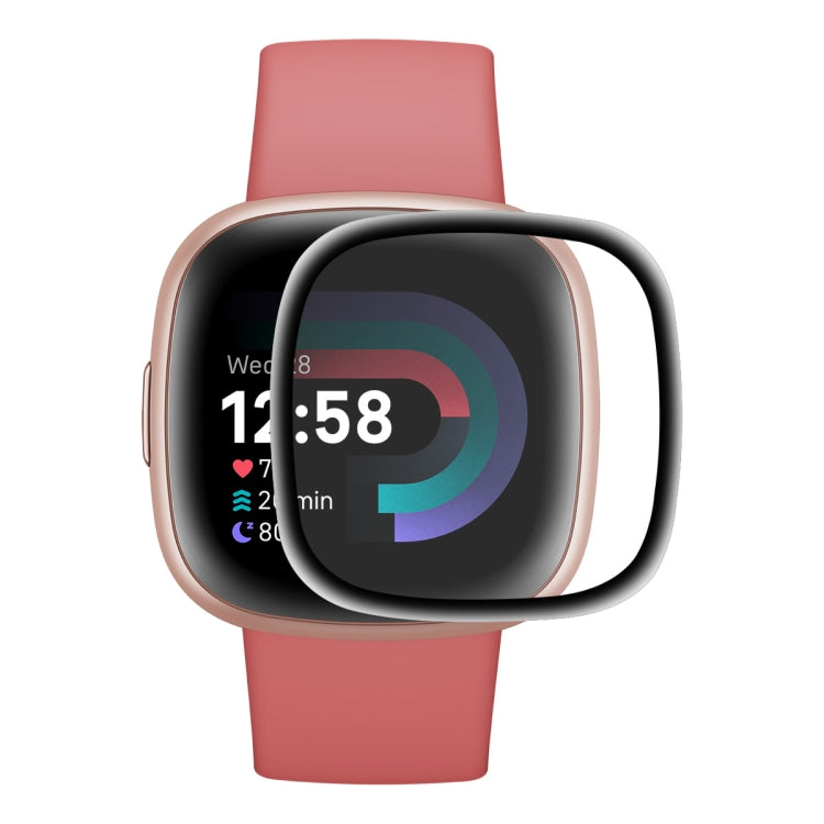 1 PCS For Fitbit Versa 4 / Sense 2 ENKAY 3D Full Coverage Soft PC Edge + PMMA HD Screen Protector Film - Screen Protector by ENKAY | Online Shopping UK | buy2fix