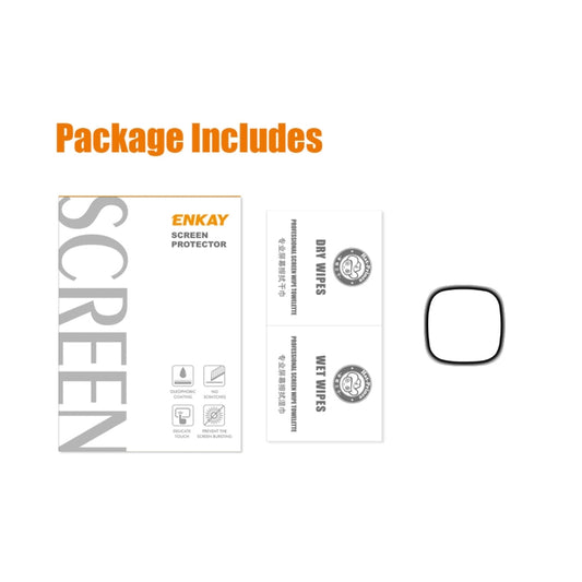 1 PCS For Fitbit Versa 4 / Sense 2 ENKAY 3D Full Coverage Soft PC Edge + PMMA HD Screen Protector Film by ENKAY
