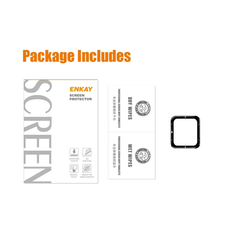 1 PCS For Garmin Venu SQ 2 ENKAY 3D Full Coverage Soft PC Edge + PMMA HD Screen Protector Film(Sport Version) - Screen Protector by ENKAY | Online Shopping UK | buy2fix