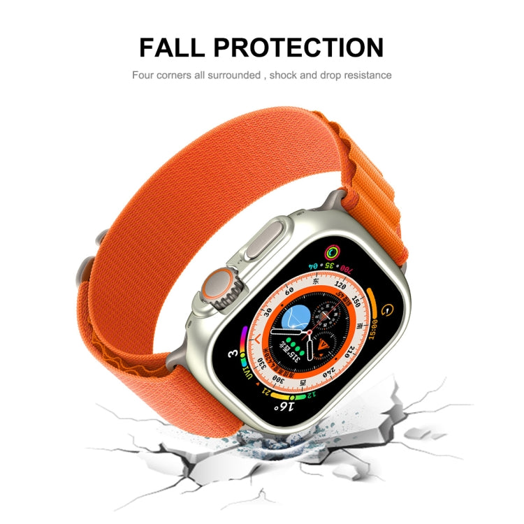 For Apple Watch Ultra 3 / 2 / 1 49mm ENKAY 2 in 1 PC Case + Full Coverage 9H Tempered Glass Film(Transparent) - Watch Cases by ENKAY | Online Shopping UK | buy2fix